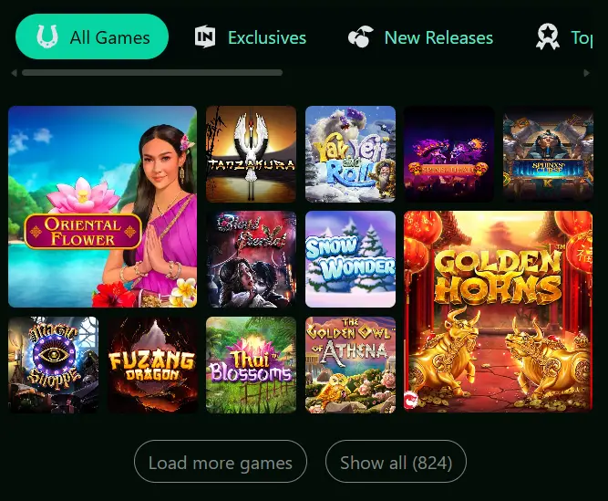 purecasinoaus games