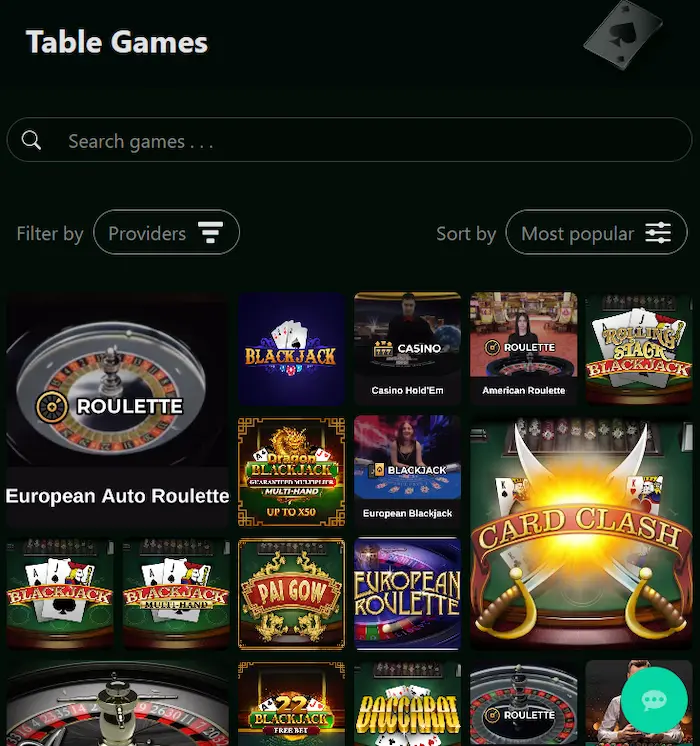 Table Games